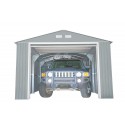 DuraMax 12x20 Light Grey Imperial Metal Storage Garage Building Kit (50952)