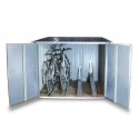 Duramax  Bicycle Storage Shed Kit - Anthracite w/ White Trim (73051)