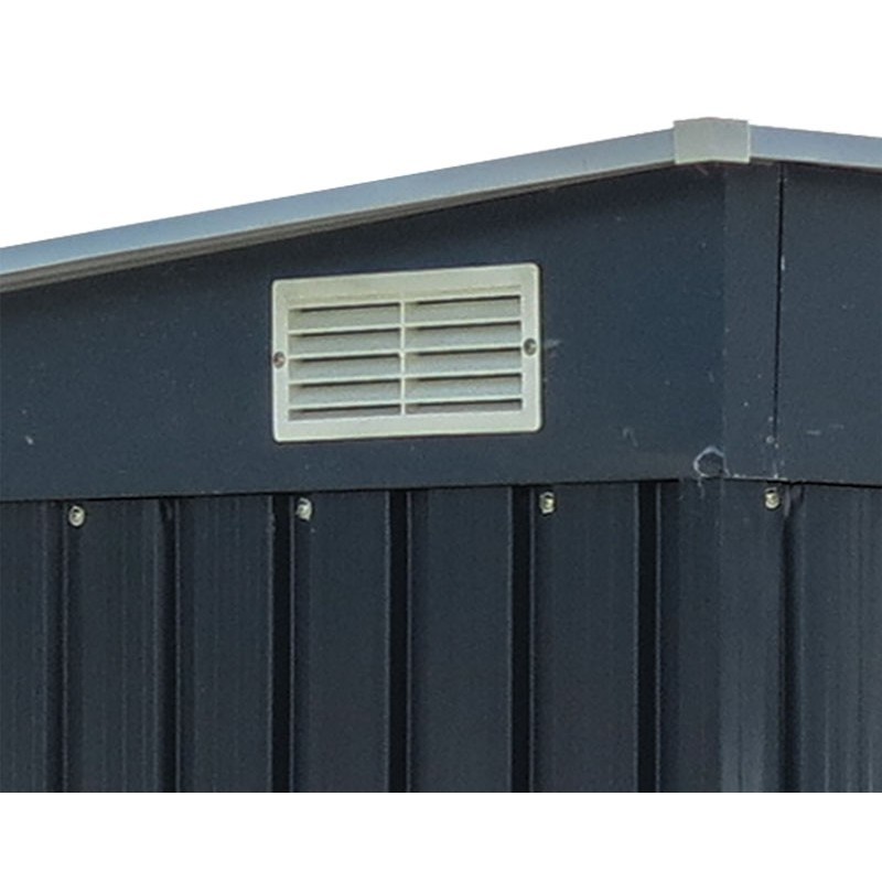 Duramax  Bicycle Storage Shed Kit - Anthracite w/ White Trim (73051)