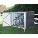 Duramax  Bicycle Storage Shed Kit - Anthracite w/ White Trim (73051)