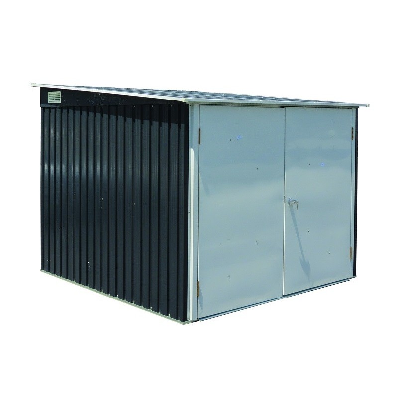 Duramax  Bicycle Storage Shed Kit - Anthracite w/ White Trim (73051)