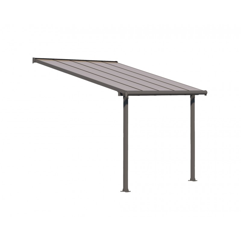 Palram 10x10 Olympia Patio Cover Kit - Gray Bronze (HG8810)