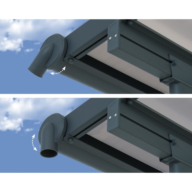 Palram 10x18 Olympia Patio Cover Kit - Gray Bronze (HG8818)