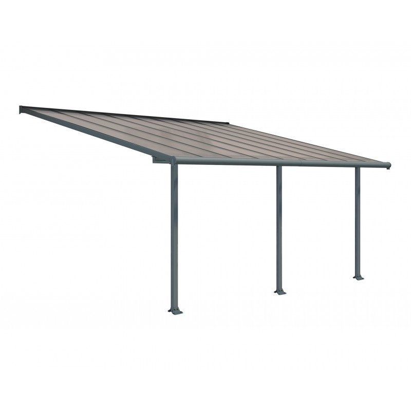 Palram 10x18 Olympia Patio Cover Kit - Gray Bronze (HG8818)