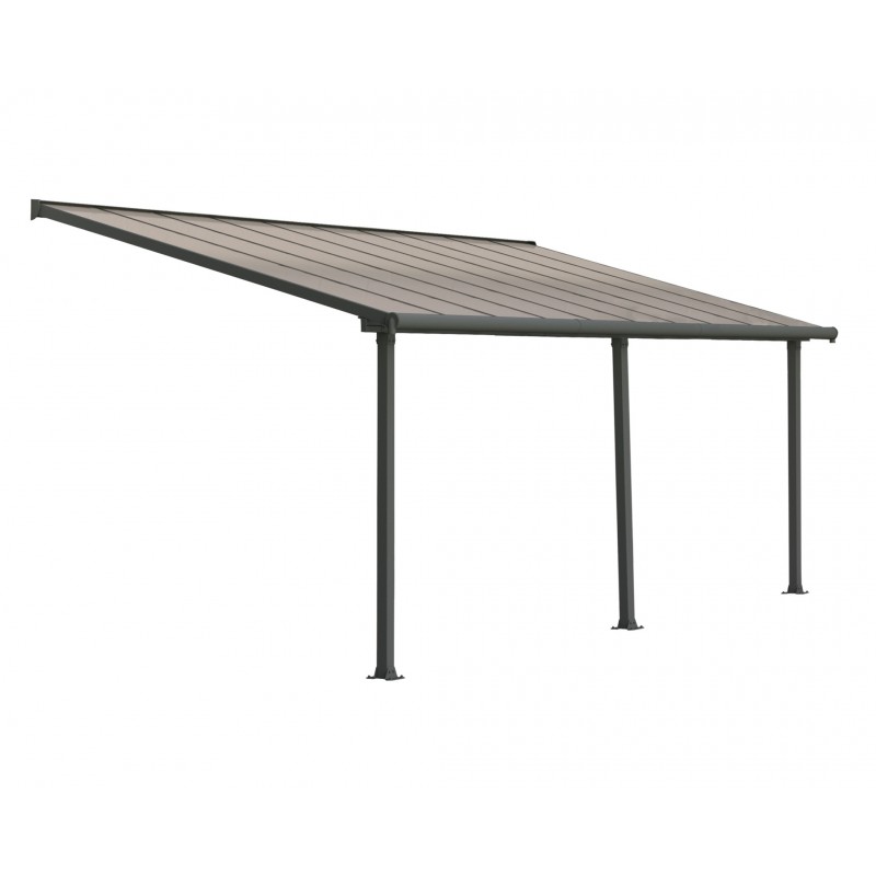 Palram 10x20 Olympia Patio Cover Kit - Gray Bronze (HG8820)