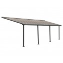 Palram 10x28 Olympia Patio Cover Kit - Gray Bronze (HG8828)