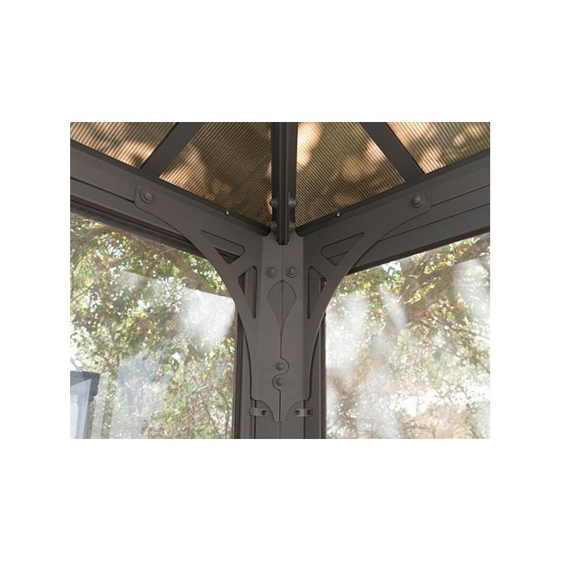 Palram 19.5x17 Closed Garden Gazebo Kit (HG9185)