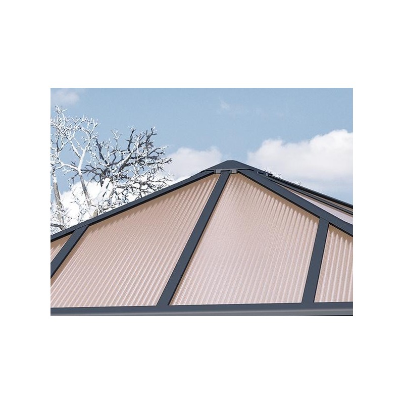 Palram 19.5x17 Closed Garden Gazebo Kit (HG9185)