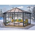 Palram 19.5x17 Closed Garden Gazebo Kit (HG9185)