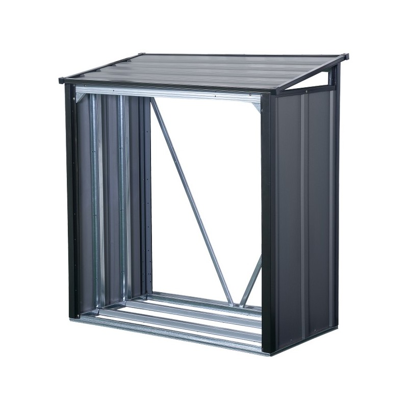 Arrow 4x2 Firewood Rack - Anthracite (90174)