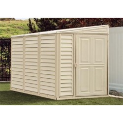 DuraMax 4x8 Sidemate Vinyl Shed With Foundation Kit (06625)