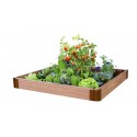 Frame It All Classic Sienna Raised Garden Bed 4x4x5.5 - 1in profile (300001058)