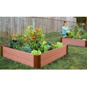 Frame It All Classic Sienna Raised Garden Bed 4x4 2in (300001061)