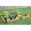 Frame It All 4' x 8' x 5.5” Classic Sienna Raised Garden Bed - 1” profile (300001063)