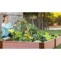 Frame It All 4' x 8' x 11” Classic Sienna Raised Garden Bed - 1” profile (300001064)