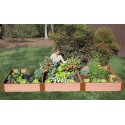 Frame It All 4' x 12' x 11” Classic Sienna Raised Garden Bed - 2” profile (300001075)