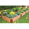 Frame It All 4' x 12' x 11” Classic Sienna Raised Garden Bed - 2” profile (300001075)