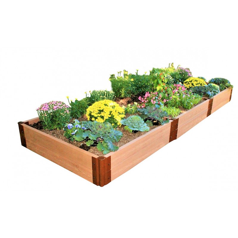 Frame It All 4' x 12' x 11” Classic Sienna Raised Garden Bed - 2” profile (300001075)