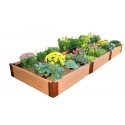 Frame It All 4' x 12' x 11” Classic Sienna Raised Garden Bed - 2” profile (300001075)