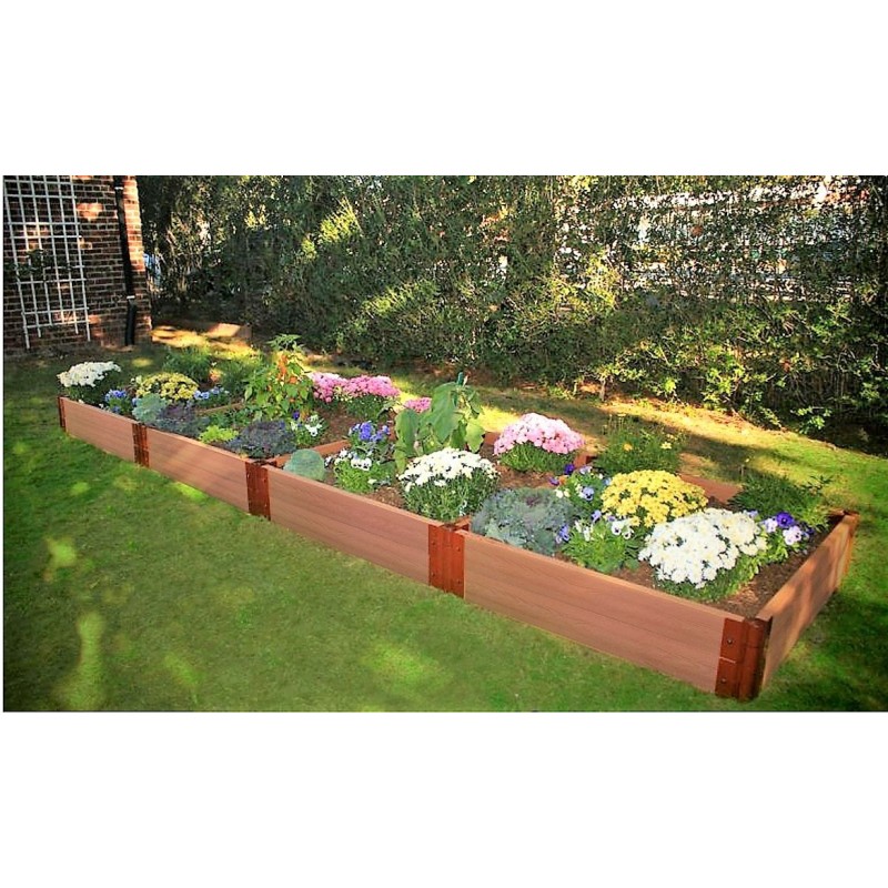 Frame It All 4' x 16' x 11” Classic Sienna Raised Garden Bed - 2” profile (300001078)