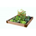 Frame It All 4' x 4' x 5.5” Classic Sienna Raised Garden Bed - 2” profile (300001080)