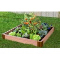 Frame It All 4' x 4' x 5.5” Classic Sienna Raised Garden Bed - 2” profile (300001080)