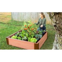 Frame It All 4' x 4' x 11” Classic Sienna Raised Garden Bed - 2” profile (300001084)