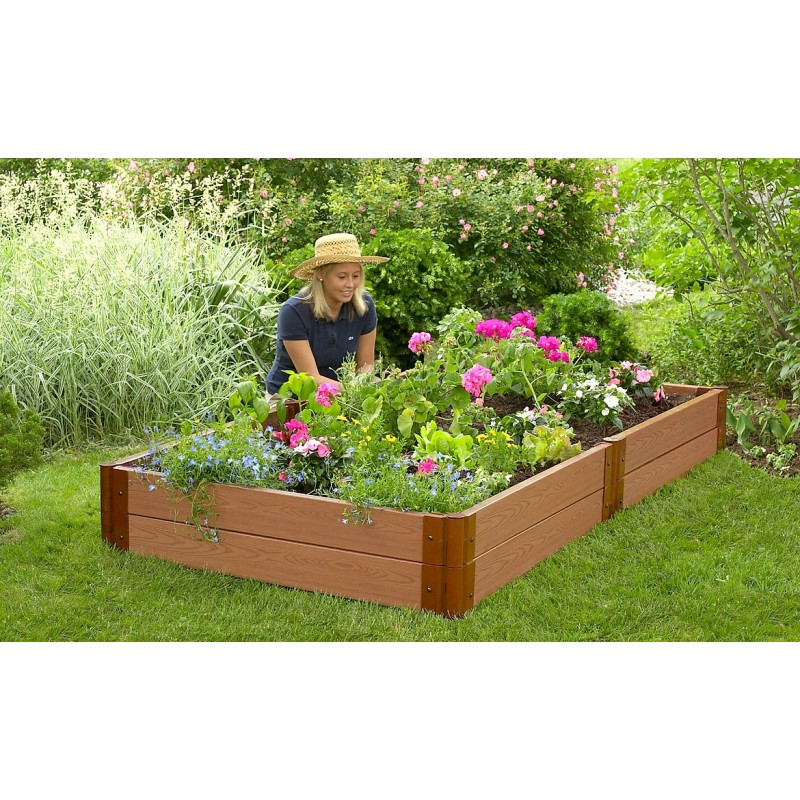 Frame It All 4' x 8' x 11” Classic Sienna Raised Garden Bed - 2” profile (300001091)
