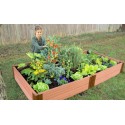 Frame It All 4' x 8' x 11” Classic Sienna Raised Garden Bed - 2” profile (300001091)