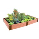 Frame It All 4' x 8' x 11” Classic Sienna Raised Garden Bed - 2” profile (300001091)