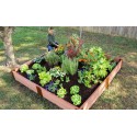 Frame It All 8' x 8' x 11” Classic Sienna Raised Garden Bed - 2” profile (300001099)