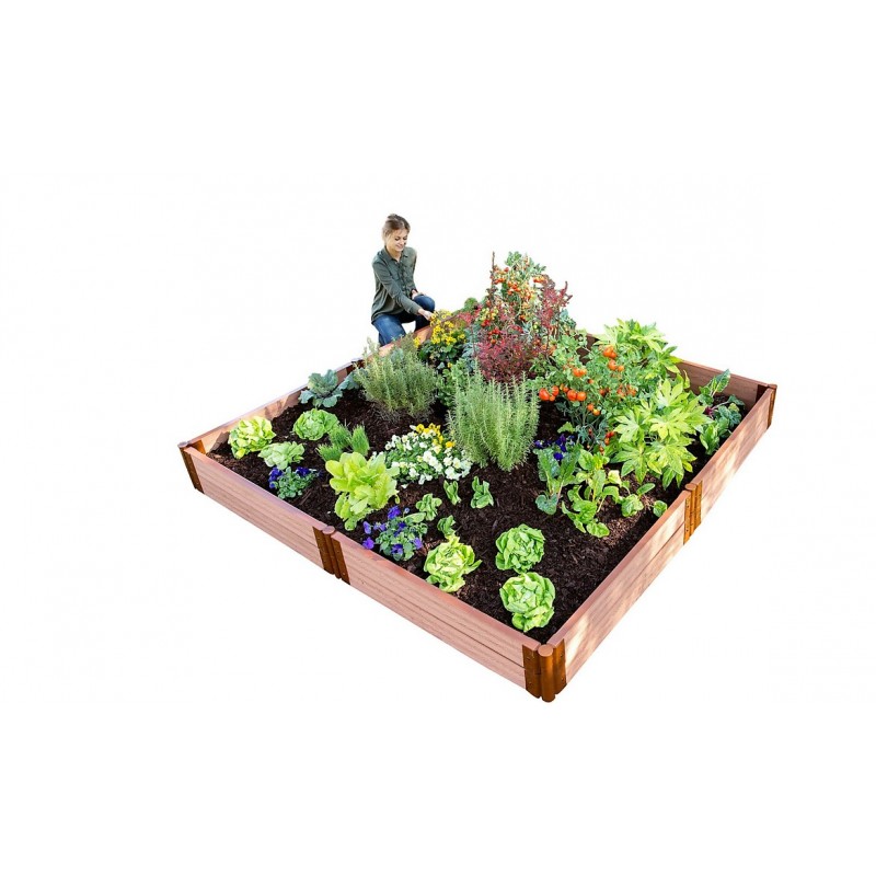 Frame It All 8' x 8' x 11” Classic Sienna Raised Garden Bed - 2” profile (300001099)