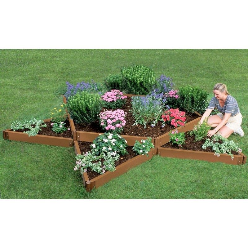 Frame It All 12' x 12' x 11” Classic Sienna Raised Garden Bed Garden Star - 2” profile (300001160)