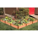Frame It All 12' x 12' x 11” Classic Sienna Raised Garden Bed ‘L’ Shaped - 1” profile (300001168)
