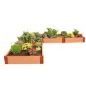 Frame It All 12' x 12' x 11” Classic Sienna Raised Garden Bed ‘L’ Shaped - 2” profile (300001169)