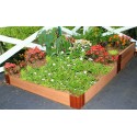Frame It All 4’ x 8’ x 11” Classic Sienna Raised Garden Bed Terraced - 2” profile (300001180)