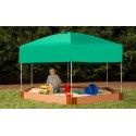 Frame It All Hexagon Sandbox Kit 7x8 2in. w/ Telescoping Canopy & Cover (300001365)