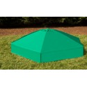 Frame It All Hexagon Sandbox Kit 7x8 2in. w/ Telescoping Canopy & Cover (300001365)