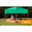 Frame It All Hexagon Sandbox Kit 7x8 w/ Telescoping Canopy & Cover (300001362)