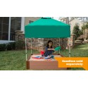 Frame It All Square Sandbox Kit 4x4 w/ Telescoping Canopy & Cover (300001361)
