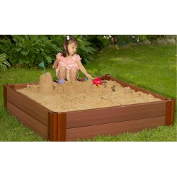 Frame It All Square Sandbox Kit 2in. 4x4 2 Level w/ Collapsible Cover (300001513)