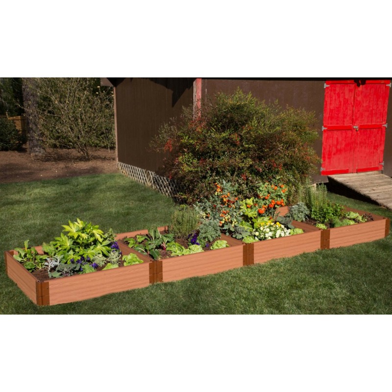 Frame It All Classic Sienna Raised Garden Bed 4x16 1in 2 Level (300001402)