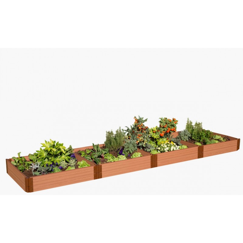 Frame It All Classic Sienna Raised Garden Bed 4x16 1in 2 Level (300001402)