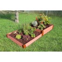 Frame It All Classic Sienna Raised Garden Bed 4x8 1in - Terraced (300001405)
