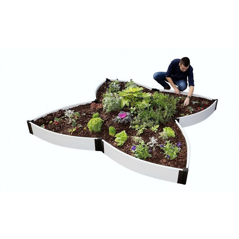 Frame It All Monarch Migration Staion Butterfly Pollinator Garden 1 Level - White (300001412)