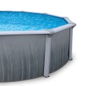 Blue Wave Martinique 15' Round 52" Deep Steel Pool Kit (NB2610)