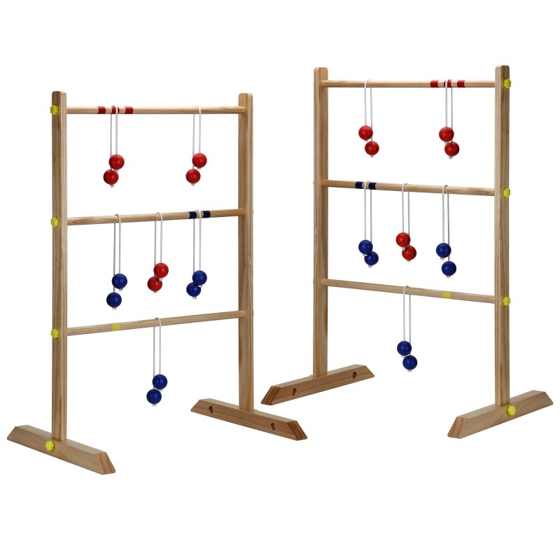 Hathaway Solid Wood Ladder Toss Game Set - Ladder Golf (BG3145)