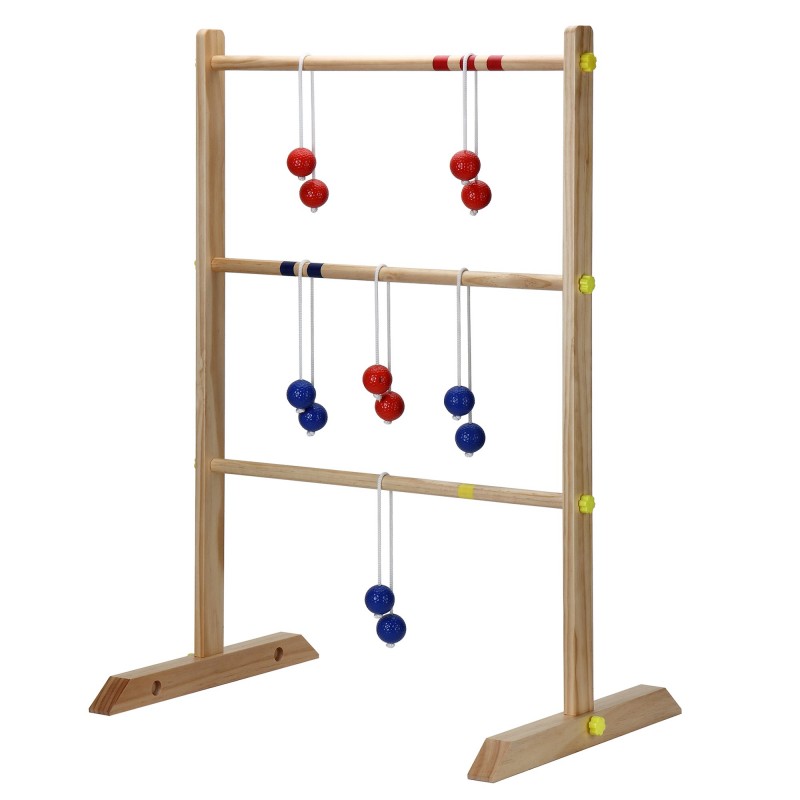 Hathaway Solid Wood Ladder Toss Game Set - Ladder Golf (BG3145)