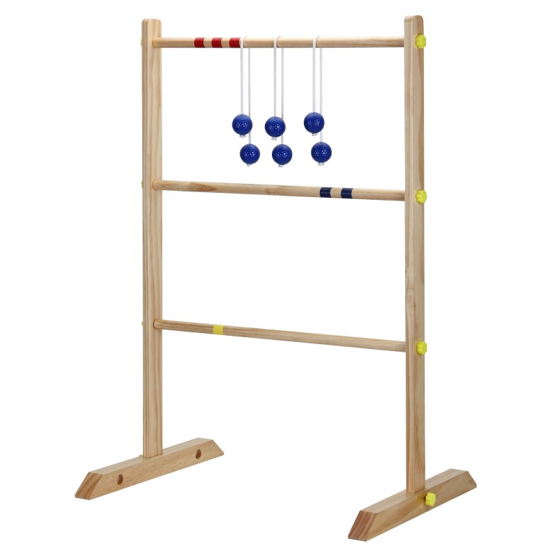 Hathaway Solid Wood Ladder Toss Game Set - Ladder Golf (BG3145)