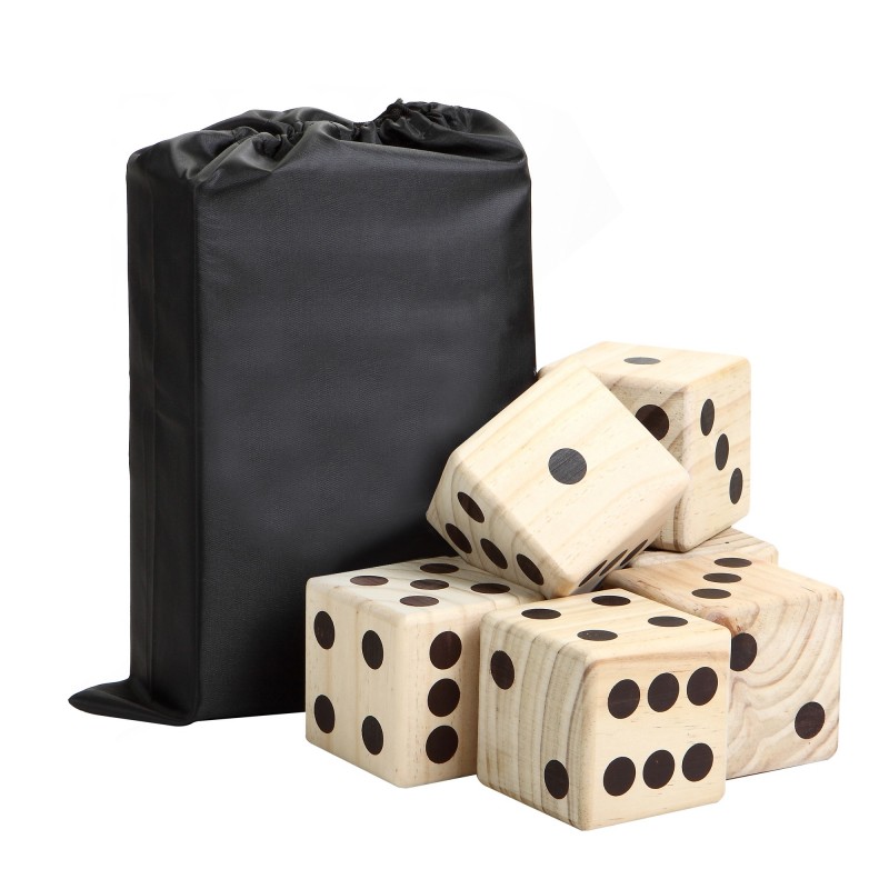 Hathaway High Roller Yard Dice Set w/ Storage Bag (BG3150)
